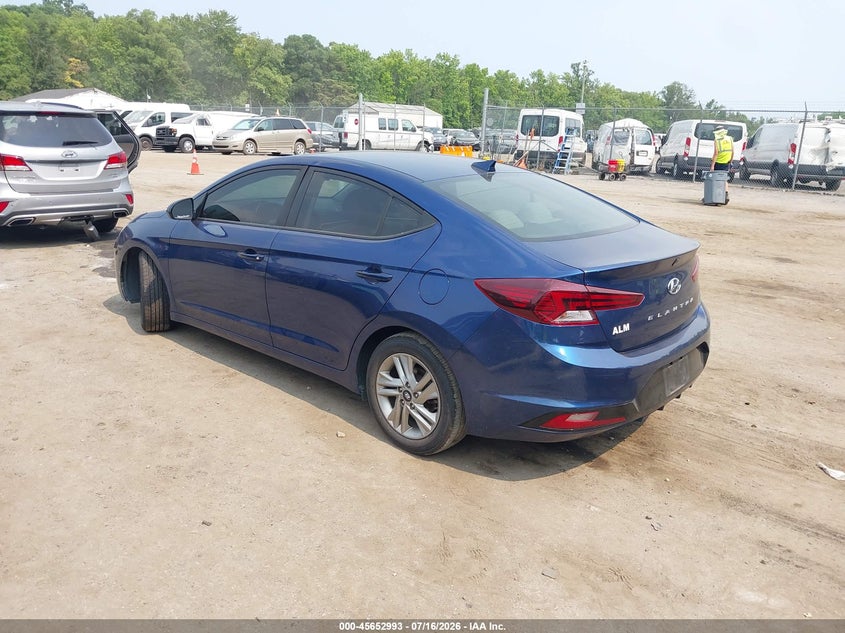 2020 HYUNDAI ELANTRA auction photo 3