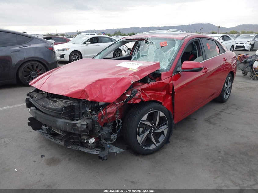 2022 HYUNDAI ELANTRA auction photo 2