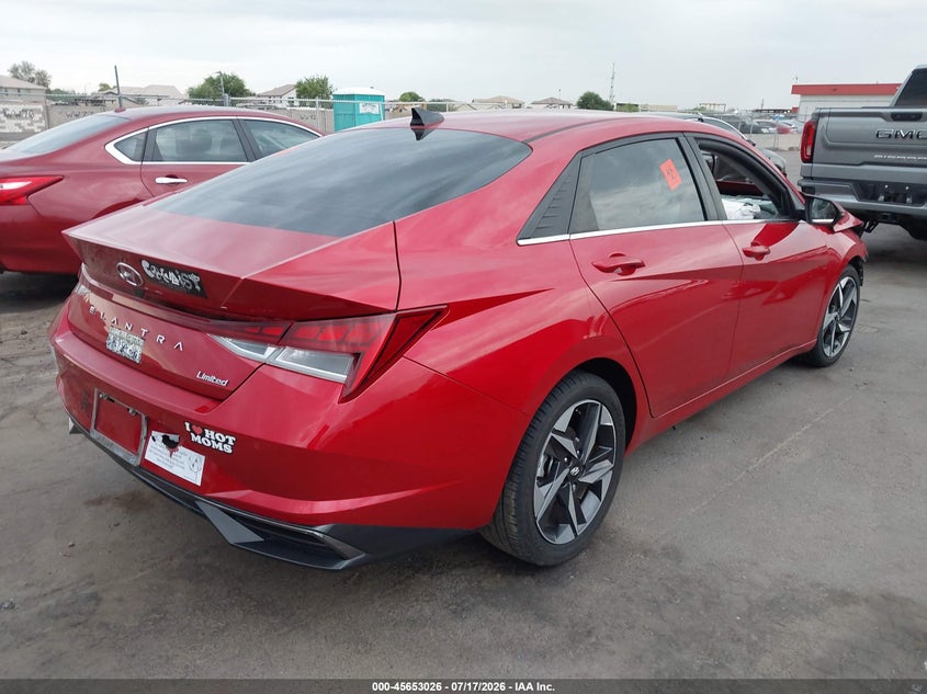 2022 HYUNDAI ELANTRA auction photo 4
