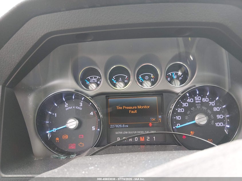 2016 FORD F250 PICKUP 6.7L V8 FI OHV 32V NF4