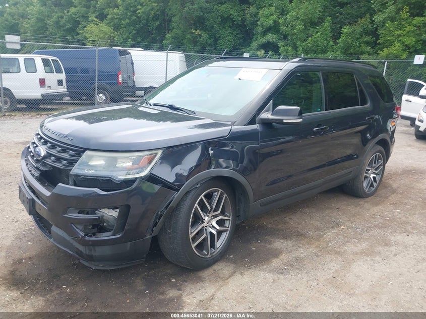 Vin: 1fm5k8gt3hgb18525, lot: 46151596, ford explorer sport 20172