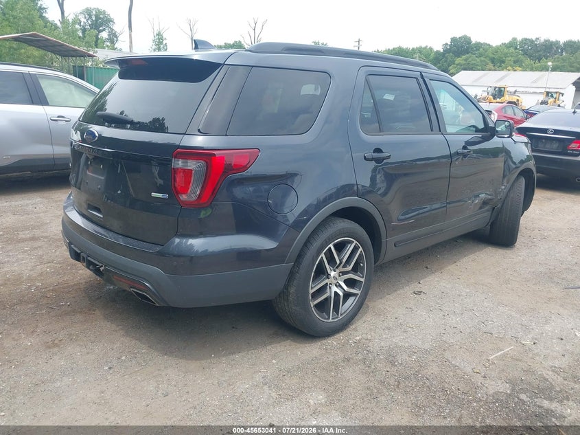 Vin: 1fm5k8gt3hgb18525, lot: 46151596, ford explorer sport 20174
