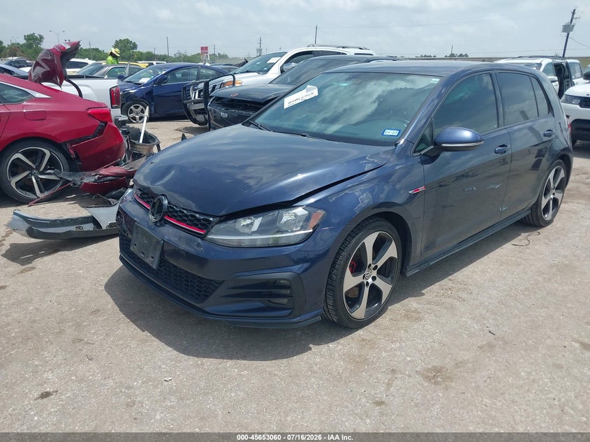 Vin: 3vw447au7jm296985, lot: 46151616, volkswagen golf gti 2.0t autobahn/2.0t s/2.0t se 20182
