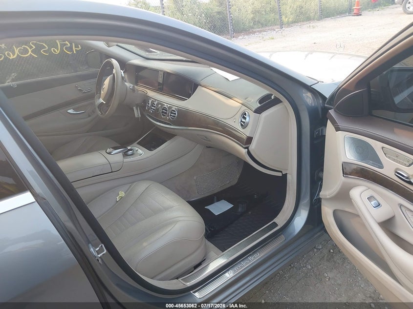 2015 MERCEDES-BENZ S 550 auction photo 5