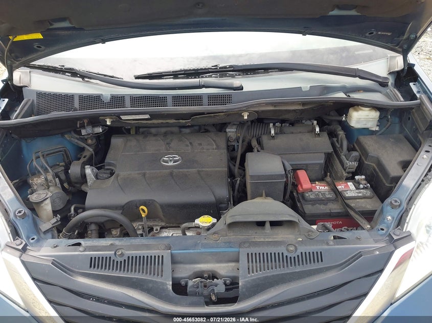 2011 Toyota Sienna Le V6 VIN: 5TDKK3DC2BS093855 Lot: 45653082