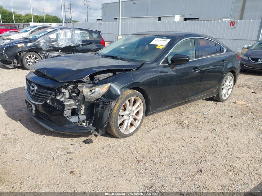 Vin: jm1gj1v55g1451239, lot: 46151648, mazda mazda6 i touring 20162