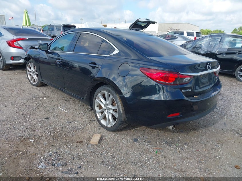 Vin: jm1gj1v55g1451239, lot: 46151648, mazda mazda6 i touring 20163