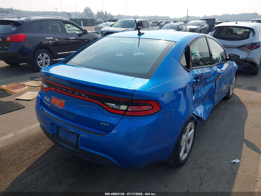 Vin: 1c3cdfbb8fd363560, lot: 46151683, dodge dart sxt 20154