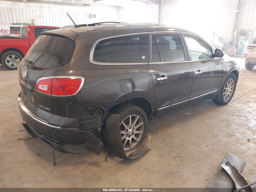 Vin: 5gakrckd9dj108716, lot: 46151696, buick enclave leather 20134