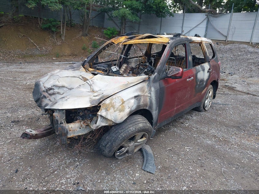 2010 Subaru Forester, Полностью сгорел, IAAI, VIN JF2SH6DC3AH708675 — фото 2