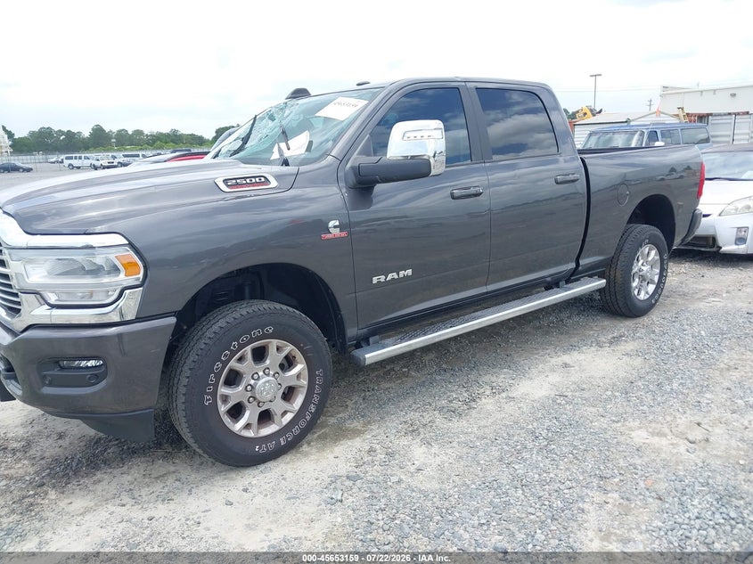 Vin: 3c6ur5fl0rg304306, lot: 46151714, ram 2500 laramie  4x4 6'4 box 20242