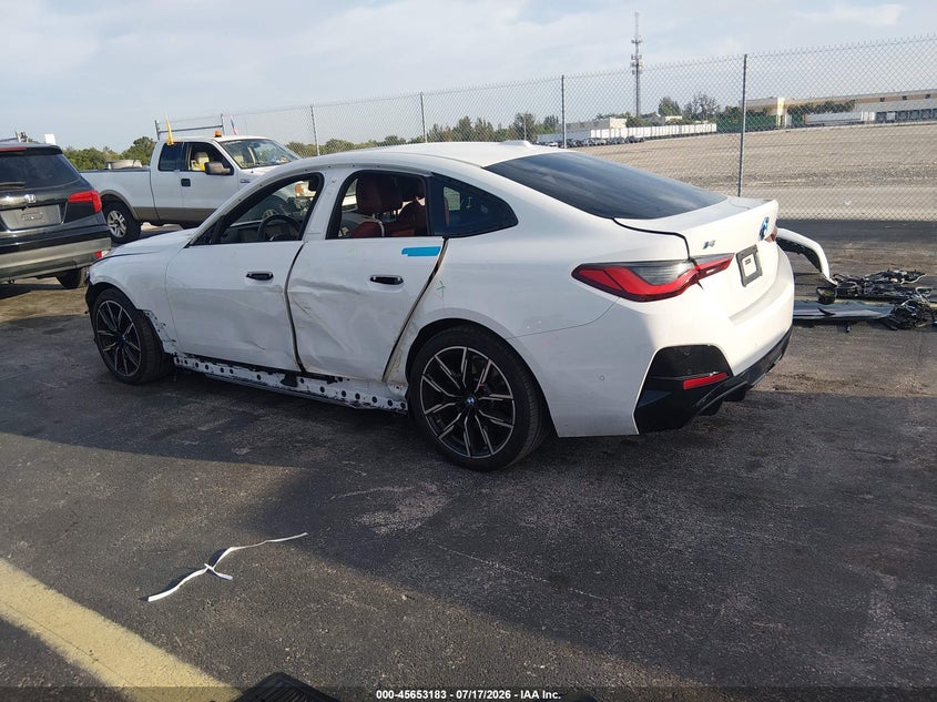Vin: wby23hd08sfu74298, lot: 46151737, bmw i4 gran coupe edrive40 20253