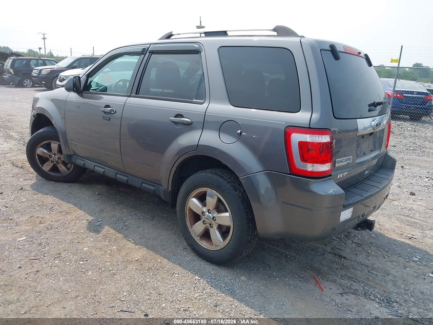 Vin: 1fmcu9eg0bkc01718, lot: 46151746, ford escape limited 20113