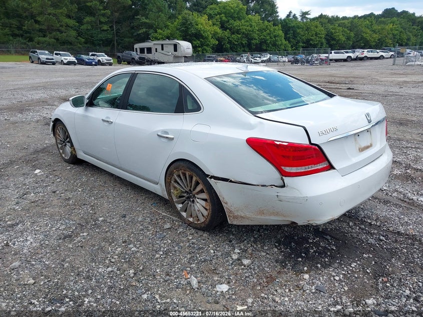 Vin: kmhgh4jh2gu103857, lot: 46151776, hyundai equus ultimate 20163