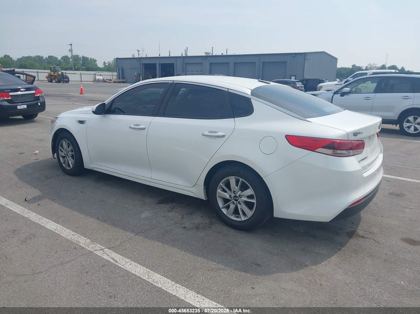 Vin: knagt4l32g5074694, lot: 46151790, kia optima lx 20163