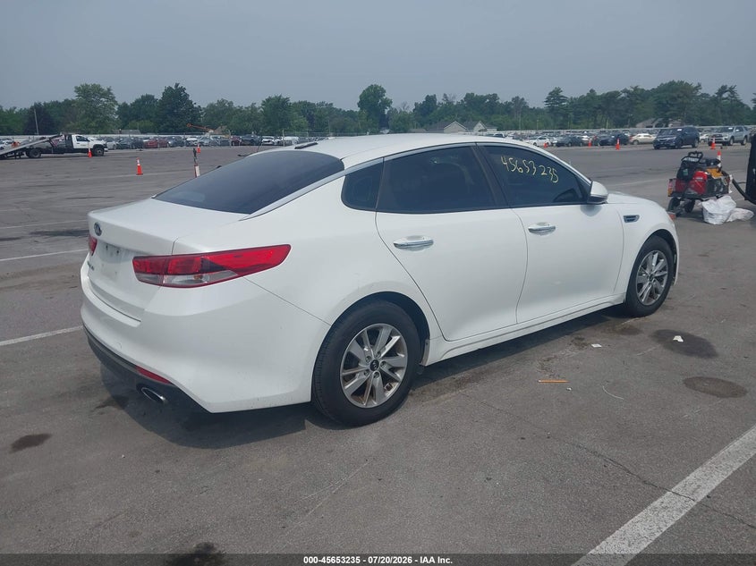 Vin: knagt4l32g5074694, lot: 46151790, kia optima lx 20164