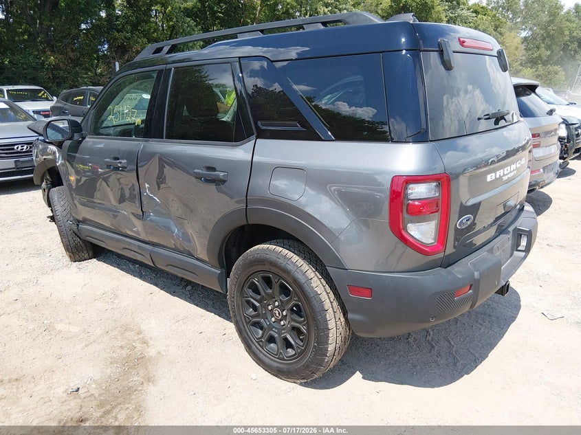 2025 Ford Bronco Sport Badlands VIN: 3FMCR9DA6SRE26641 Lot: 45653305