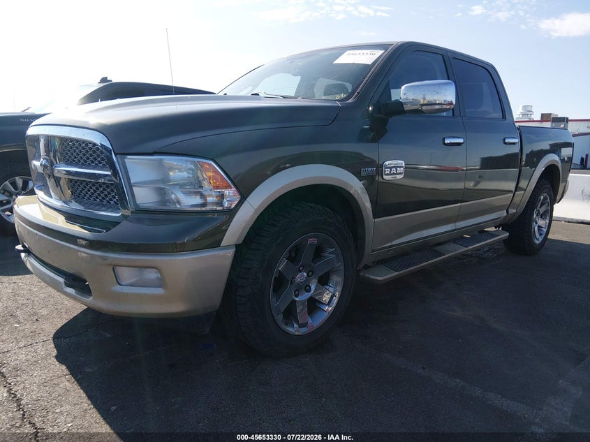 Vin: 1c6rd7ptxcs163436, lot: 46151885, ram 1500 laramie longhorn edition 20122