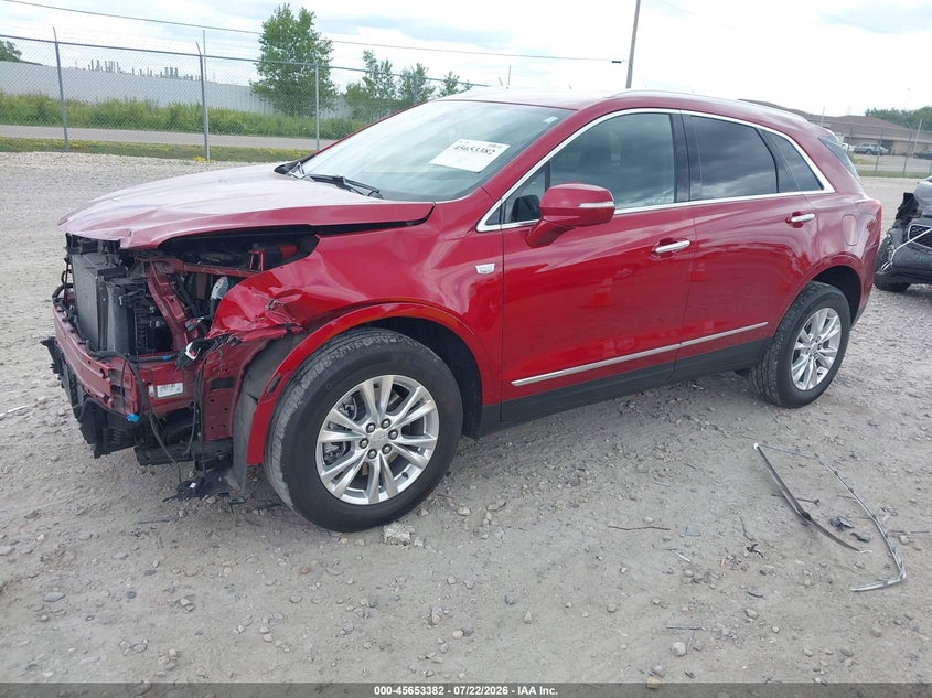 Vin: 1gyknbr42nz111187, lot: 46151937, cadillac xt5 awd luxury 20222