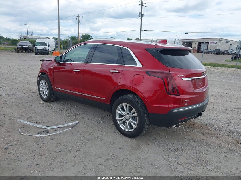 Vin: 1gyknbr42nz111187, lot: 46151937, cadillac xt5 awd luxury 20223