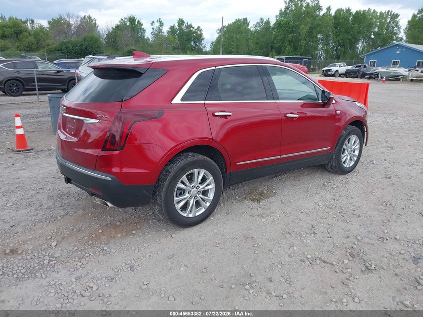 Vin: 1gyknbr42nz111187, lot: 46151937, cadillac xt5 awd luxury 20224