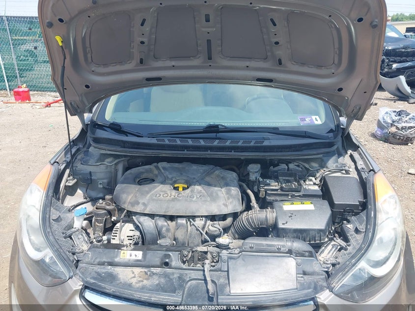 2013 Hyundai Elantra Gls VIN: 5NPDH4AE2DH389373 Lot: 45653395