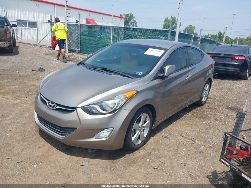 2013 Hyundai Elantra Gls VIN: 5NPDH4AE2DH389373 Lot: 45653395