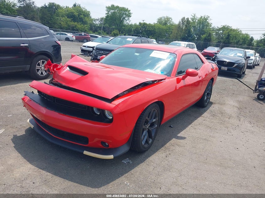 2022 Dodge Challenger Gt VIN: 2C3CDZJG7NH117826 Lot: 45653492