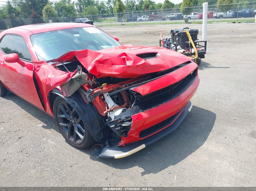 2022 Dodge Challenger Gt VIN: 2C3CDZJG7NH117826 Lot: 45653492