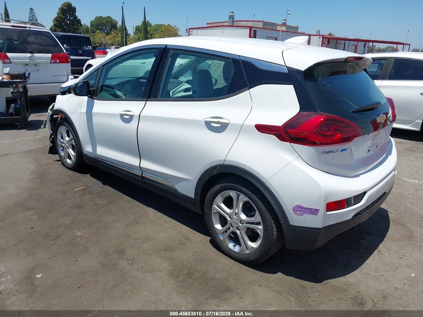 Vin: 1g1fw6s08k4134963, lot: 46152065, chevrolet bolt ev lt 20193
