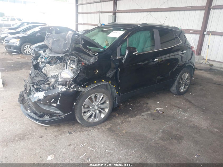 Vin: kl4cjasb9hb002046, lot: 46152074, buick encore preferred 20172