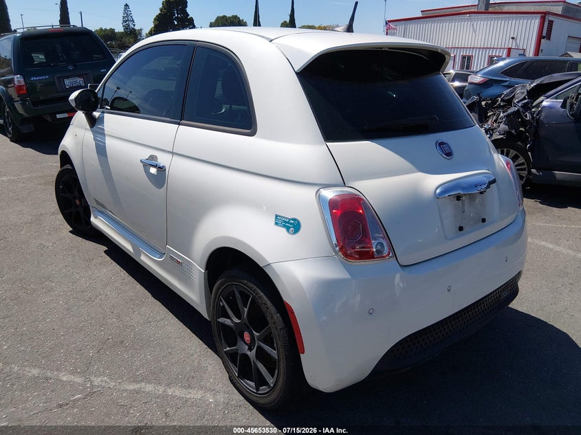 2016 FIAT 500E auction photo 3
