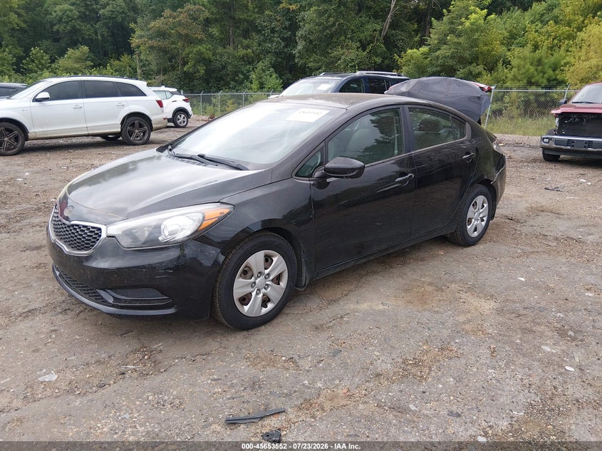 Vin: knafk4a63f5405504, lot: 46152107, kia forte lx 20152
