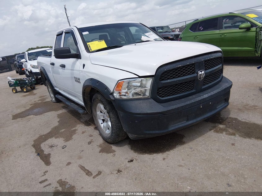 Vin: 1c6rr6fg6js299012, lot: 46152108, ram 1500 tradesman  4x2 6'4 box 2018 img_1