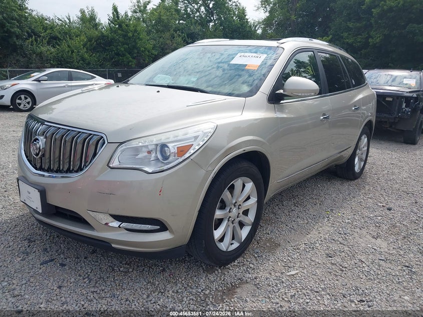 Vin: 5gakvckd1fj205097, lot: 46152136, buick enclave premium 20152