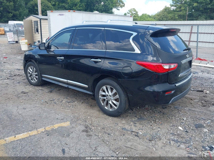 Vin: 5n1al0mm7ec555523, lot: 46152192, infiniti qx60 20143