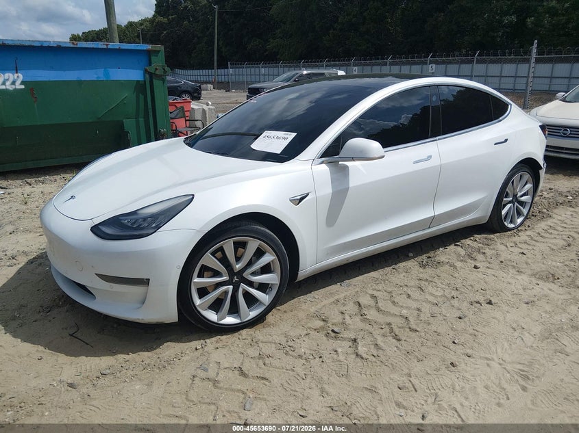 2019 Tesla Model 3 Long Range/Performance VIN: 5YJ3E1EB1KF494792 Lot: 45653690