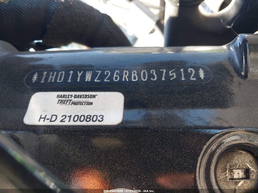 2024 Harley-Davidson Fxlrs VIN: 1HD1YWZ26RB037512 Lot: 45653699