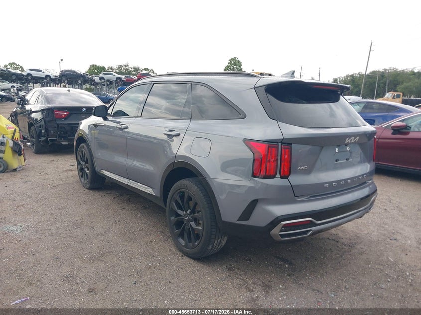 2022 KIA SORENTO auction photo 3