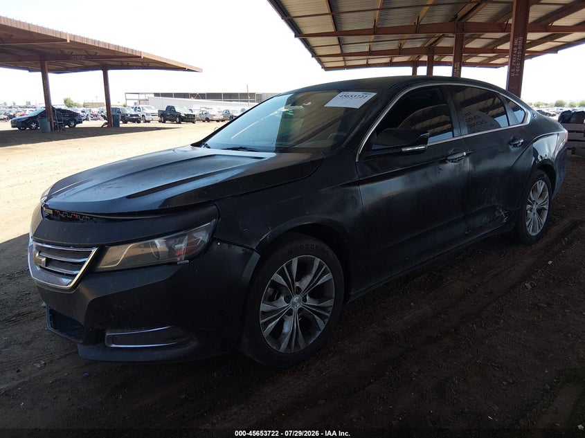 Vin: 1g1125s3xeu112848, lot: 46152277, chevrolet impala 2lt 20142