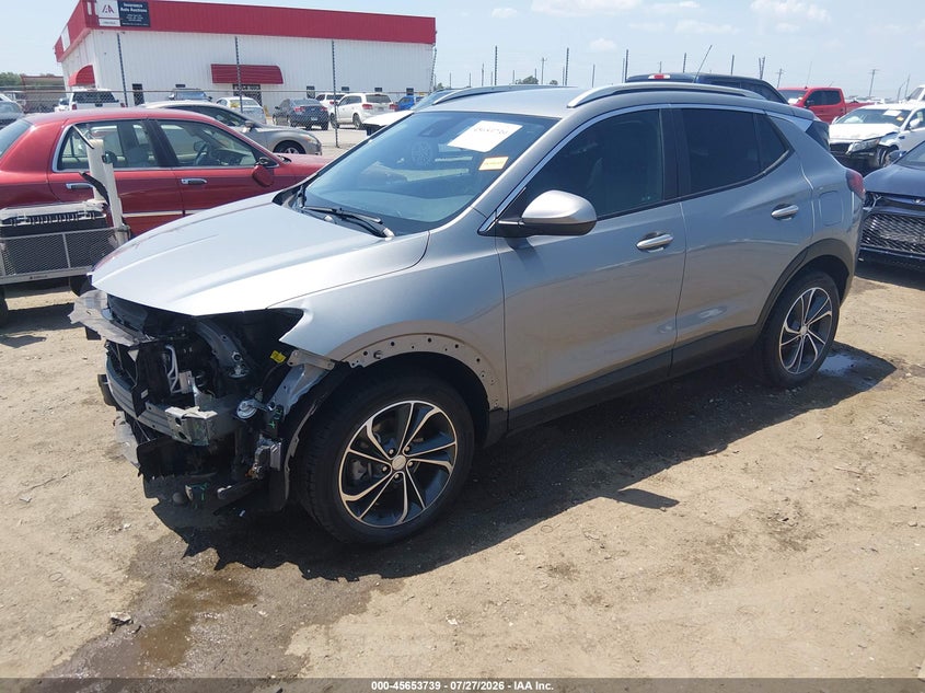 Vin: kl4mmds29pb021918, lot: 46152294, buick encore gx select fwd 20232