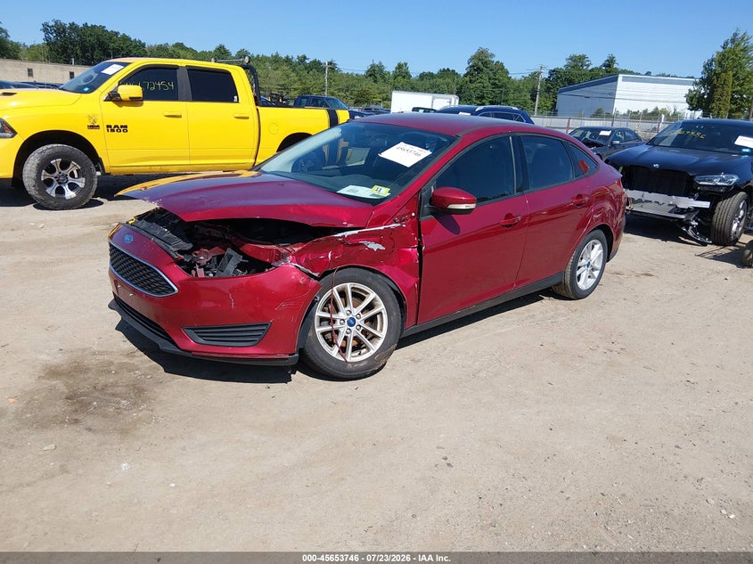 Vin: 1fadp3f28hl335398, lot: 46152301, ford focus se 20172