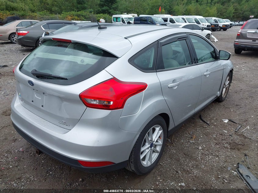 Vin: 1fadp3k20fl226534, lot: 46152325, ford focus se 20154