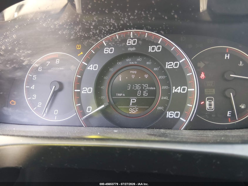 2013 HONDA ACCORD auction photo 7