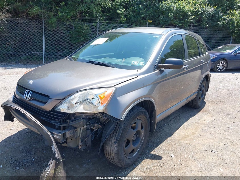 2009 Honda Cr-V Lx, Front End, IAAI, VIN 5J6RE48309L064589 — photo 2