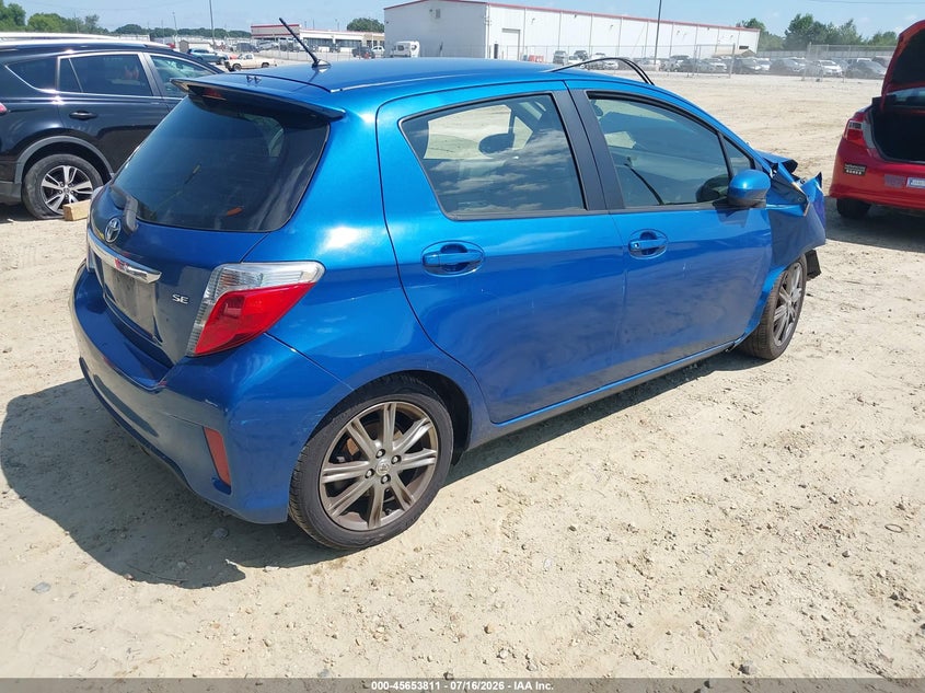 Vin: jtdktud39ed577914, lot: 46152366, toyota yaris se (tmc/cbu plant) 20144