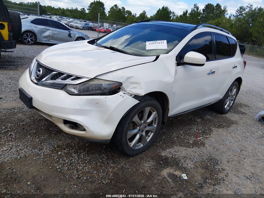 2014 Nissan Murano Le VIN: JN8AZ1MU1EW418380 Lot: 45653843