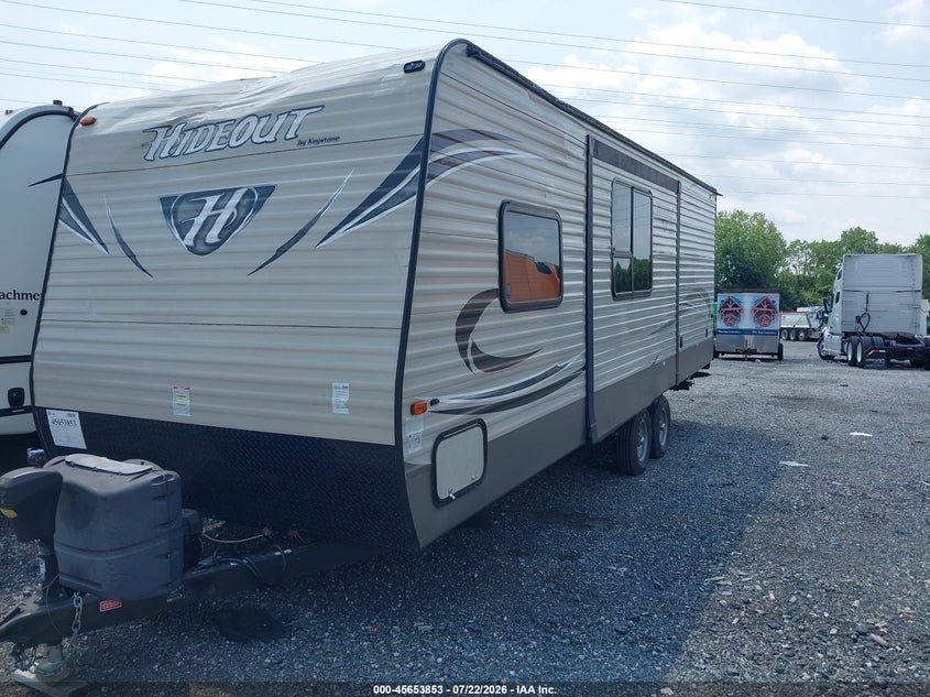 2016 KEYSTONE RV HIDEOUT LHS 242 TRAVEL TRAILER auction photo 2