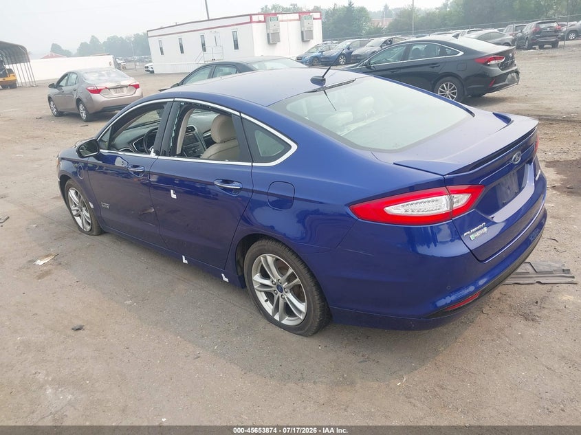 Vin: 3fa6p0su4gr305538, lot: 46152429, ford fusion energi titanium 20163