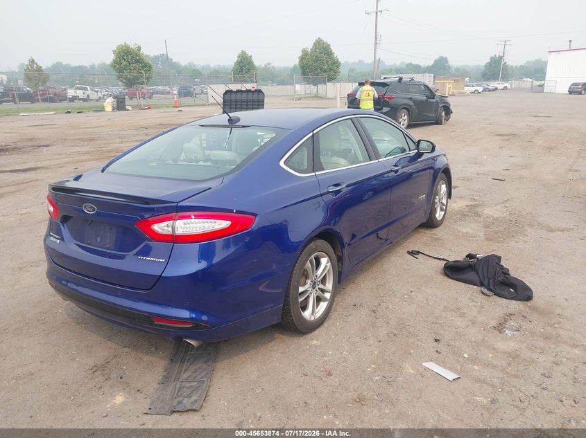 Vin: 3fa6p0su4gr305538, lot: 46152429, ford fusion energi titanium 20164